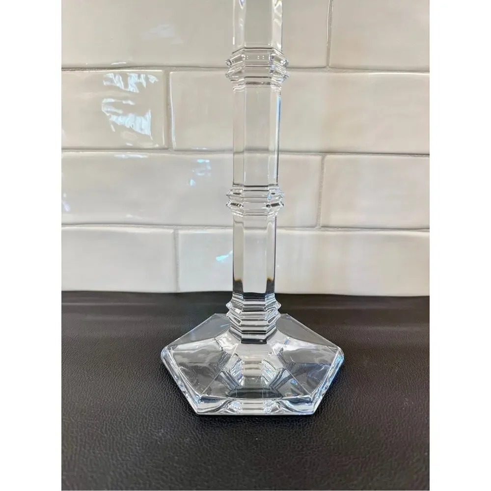 Tiffany & Co. Crystal Candlestick Holder 11”H